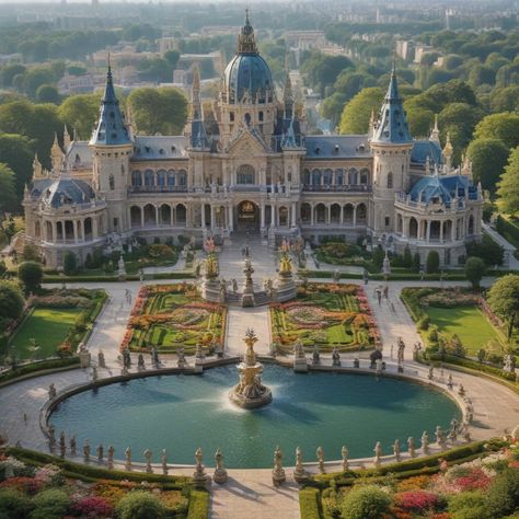 Palace Layout, Italian Palace, Castle Exterior, Castle House Design, Luxury Mansions Interior, Mansion Exterior, Castle Mansion, Jeezy, Dream Mansion