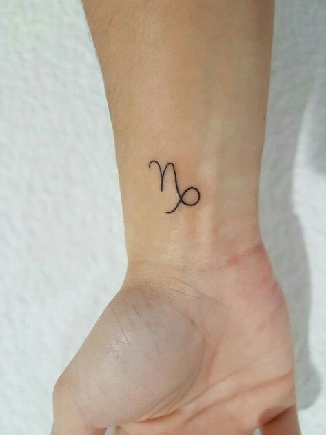 Delicate Tattoos For Women, Petit Tattoo, Capricorn Tattoo, Delicate Tattoo, Dope Tattoos For Women, Cute Tattoos For Women, Discreet Tattoos, Dainty Tattoos, Subtle Tattoos