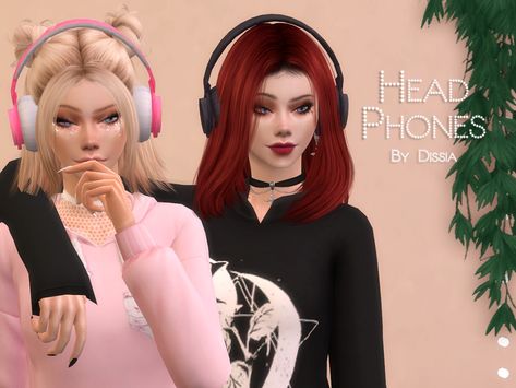 Sims 4 Gaming Headset Cc, Sims 4 Cc Accessories Headphones, Sims4 Cc Headphones, Sims 4 Earphones, Headphones Sims 4 Cc, Sims 4 Headphones Cc, Musician Clothes, Ts4 Accessories, Hello Kitty Headphones