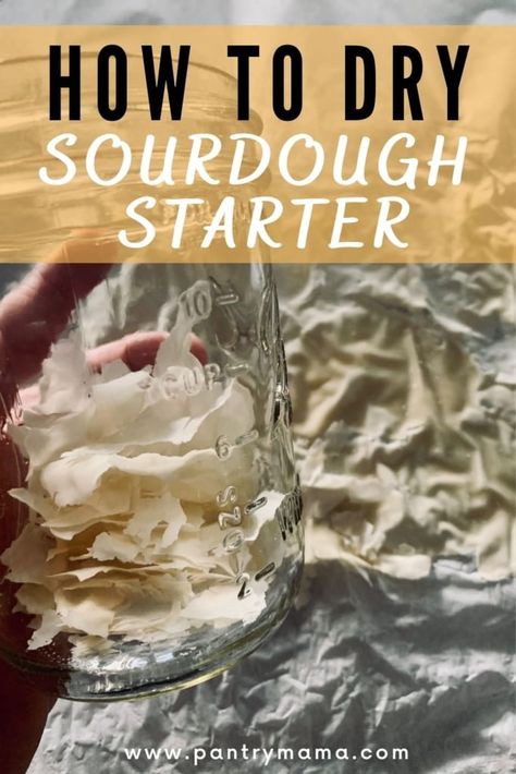 Storing Sourdough Starter, Dehydrate Sourdough Starter, Store Sourdough Starter, Dry Sourdough Starter, Dried Sourdough Starter, The Pantry Mama, Pantry Mama, Sourdough Dinner, Sourdough Bread Starter