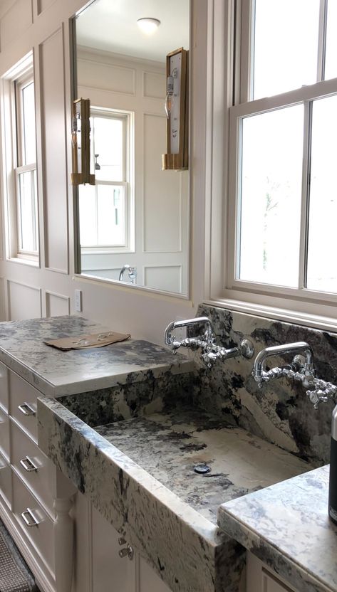 Alice Lane Interiors, Tudor Cottage, Rustic Farmhouse Bathroom, Alice Lane, Tiger Oak, Kitchen Details, Mercer Island, 1 August, Sink Design