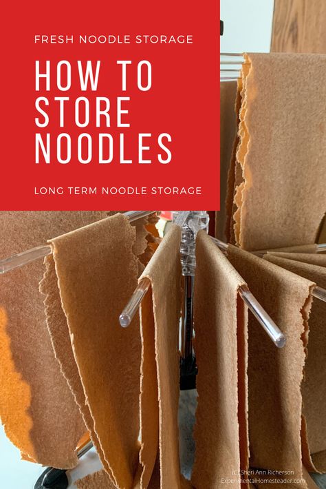 Homemade Lasagna Noodles, Preppers Food Storage, Homemade Pasta Noodles, Noodles Homemade, Pasta Drying Rack, Homemade Pasta Dough, Pasta From Scratch, Prepper Food, Homemade Egg Noodles