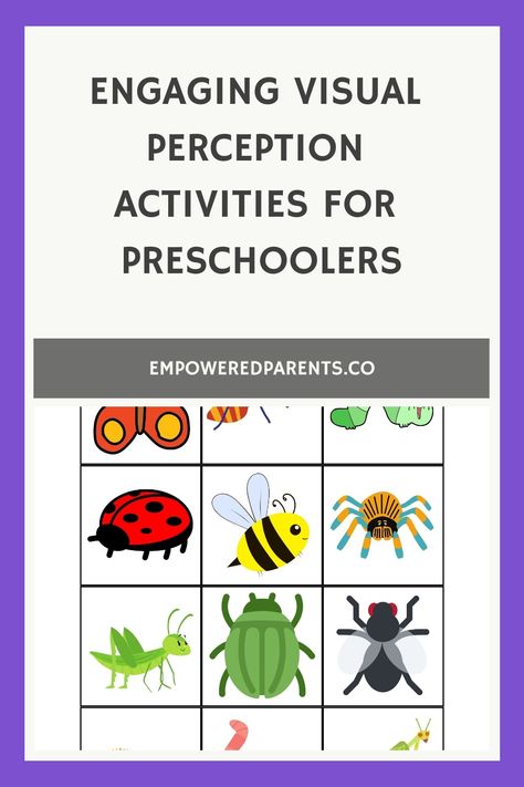 Explore a variety of engaging visual perception activities for kids that are designed to enhance their cognitive skills while having fun. From simple visual perception worksheets for preschoolers to more complex visual perceptual activities, these ideas will help children develop and strengthen their visual processing abilities. Encourage learning through play with these creative and interactive visual perception activities that are perfect for early childhood development. Interactive Worksheets For Kids, Visual Perception Activities Worksheets, Visual Perception Activities For Kids, Perception Activities For Kids, Visual Perception Worksheets, Perceptual Activities, Early Reading Activities, Visual Perceptual Activities, Worksheets For Preschoolers