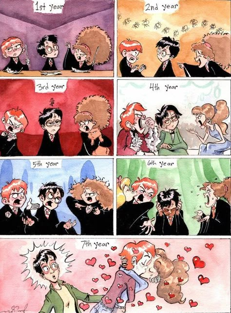 Ron Y Hermione, Glume Harry Potter, Dobby Harry Potter, Funny Harry Potter Jokes, Harry Potter Illustrations, Harry Potter Memes Hilarious, Harry Potter Puns, Harry Potter Feels, Funny Harry Potter