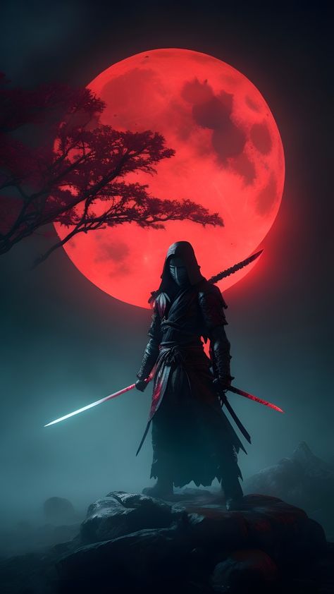 Ninja Wallpaper Iphone, Samurai Warrior Wallpaper, Zedge Wallpapers, Warrior Wallpaper, Ninja Scroll, Ninja Illustration, Samurai Concept, Ninja Wallpaper, Samurai Illustration