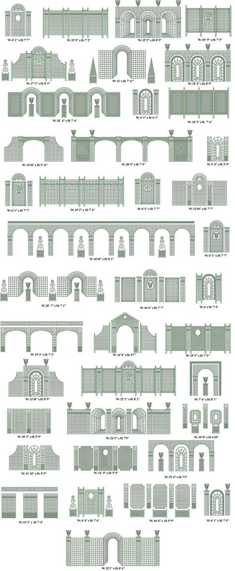 Formal Garden, Formal Gardens, French Garden, Garden Trellis, Garden Structures, Garden Fence, Garden Gates, Garden Room, Dream Garden