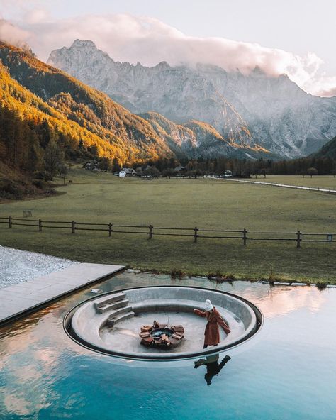 Pool goals in Slovenia. Slovenia Travel, Wonderful Nature, Lake Bled, Trip Itinerary, Road Trip Itinerary, Dubrovnik, Travel Inspo, The Common, Travel Itinerary