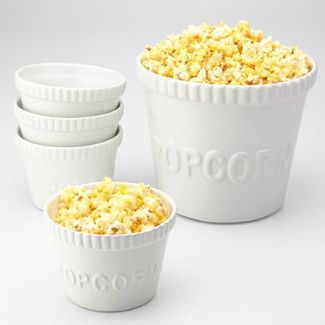 Popcorn Set....  target.com $29.99 Popcorn Bowls, Popcorn Containers, Your Next Movie, Chip And Dip Sets, Popcorn Bowl, Minimalist Decor, Better Homes And Gardens, Better Homes, Minimalist Home