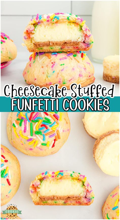 Cheesecake Cookie Dough, Homemade Cookie Dough, Cheesecake Cookie, Cookie Dough Cheesecake, Funfetti Cookies, Frozen Cheesecake, Big Cookie, Cookie Spread, Vegetarian Cake