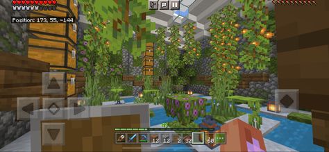 minecraft lush cave inspired storage room Minecraft Storage Room, Minecraft Storage, Storage Room, Lush, Minecraft, Plants