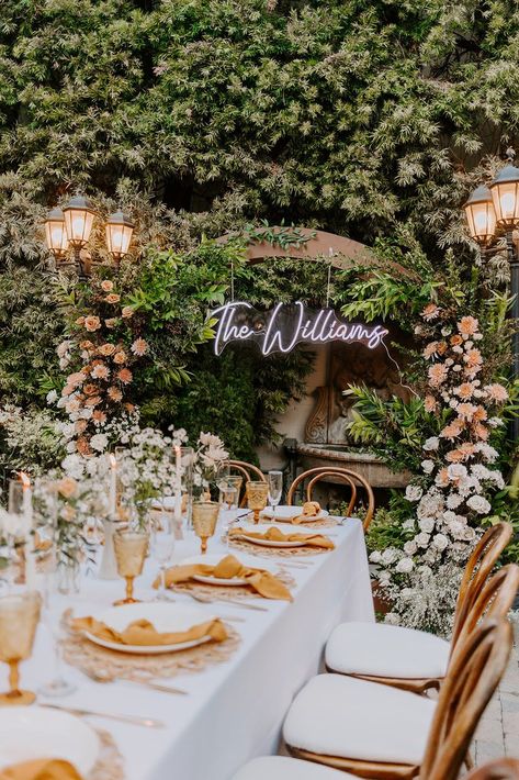 Peach Orchard Wedding, Franciscan Gardens Wedding, Peach Wedding Arch Floral Design, Intimate San Francisco Wedding, Presidio San Francisco Wedding, Boho Lanterns, Franciscan Gardens, Romantic Outdoor Wedding, Garden Venue