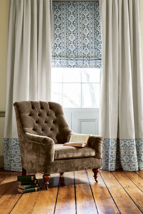 Hollis Embroidery 555 | Dennison 882 | Chatham Velvet 88 Curtain Designs Indian, Embroidery Curtains, Curtains To Go, Indian Shawl, Fabric Roman Blinds, Indian Curtains, Roman Curtains, French Interior, Valances