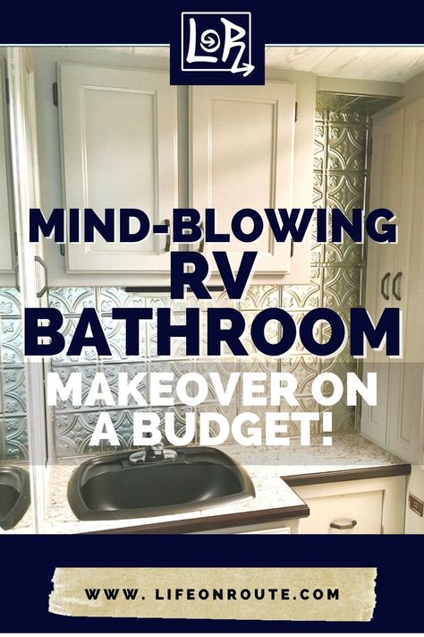 Rv Bathroom Makeover, Camper Bathroom, Budget Makeover, Rv Bathroom, Rv Makeover, Diy Rv, Bathroom Smells, Rv Decor, Trailer Remodel