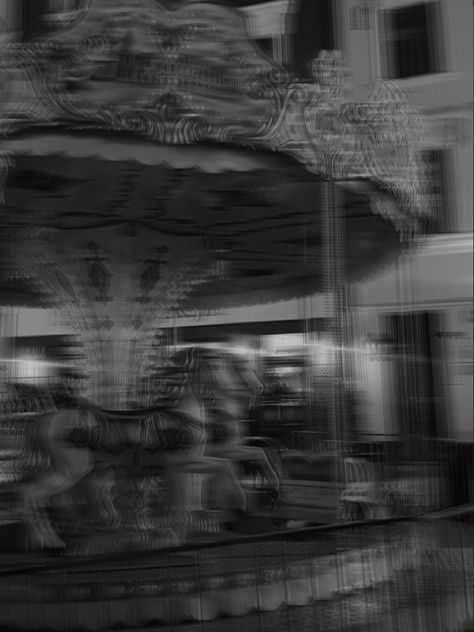 Nessa + Core + Aesthetic, Black Circus Aesthetic, Carousel Aesthetic Dark, Circus Aesthetic Black And White, Dark Carousel Aesthetic, Black And White Old Money Aesthetic, Rhea Core Aesthetic, Carousel Wallpaper Aesthetic, Black And White Circus Aesthetic