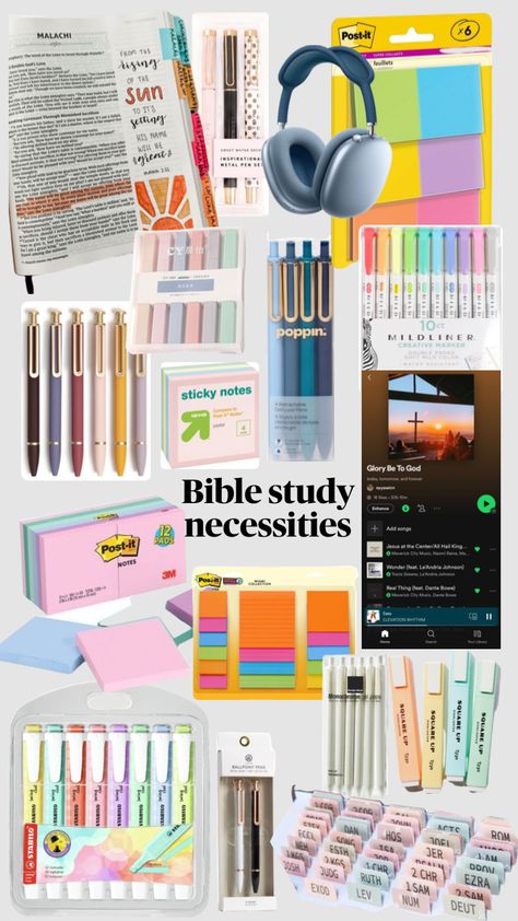 #biblestudy #godlovesyou #holygirlera #godisgood Bible Study Bag, Creative Bible Journaling, Bible Journaling Ideas, Inspire Bible, Creative Bible, Gospel Bible, Journaling Tips, Christian Activities, Prayer Journaling