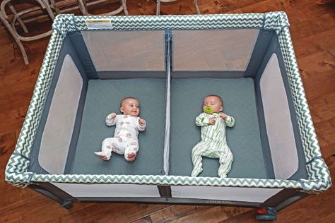 Newborn Twins Sleeping Arrangements - Lucie's List Twin Bassinet, Twin Cots, Twin Cribs, Sleeping Twins, Japanese Bed, Best Crib, Pack N Play, Travel Crib