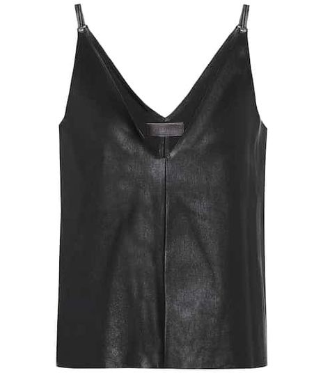 New Arrivals for Women - Previous Weeks' Picks | Mytheresa Leather Camisole, Leather Midi Skirt, Lace Bustier, Cotton Tank Top, Going Out Dresses, Calf Hair, Leather Material, Designer Brands, Stretch Cotton