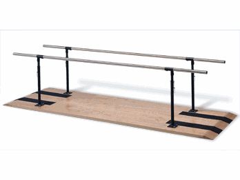 Height Adjustable Parallel Bars for Physical Therapy Physiotherapy Room, Stainless Steel Handrail, Adaptive Equipment, Steel Handrail, Hospital Design, Independent Living, Therapy Room, Fitness Studio, Physical Therapy