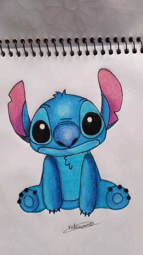 Stitch Sketch Easy, Stiches Dessin, Stitch Disney Drawing, Cute Thing To Draw, Drawing Ideas Markers, Stitch Sketch, Stitch Drawings, Stitch Drawing, Doodle Art Drawing