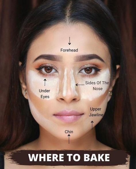 Makeup Tutorial Contouring, Easter Eyeshadow, How To Do Contouring, Highlighting Makeup, Quick Makeup Routine, Mattifying Powder, Baking Makeup, Contour Tutorial, Makeup Tips For Older Women