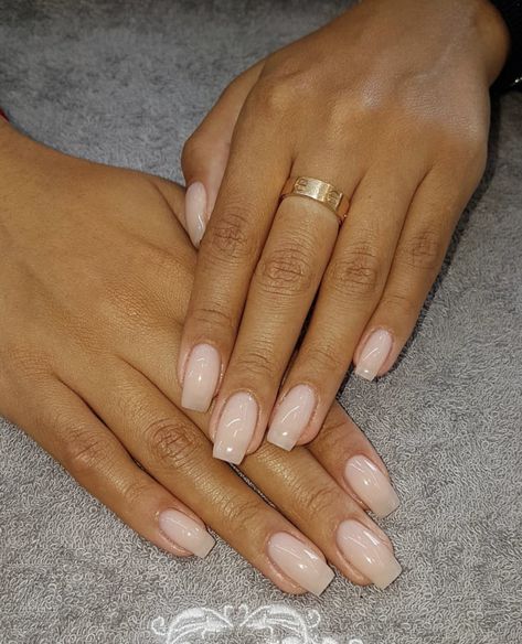 Natural Nails Light Pink, Nails For Autumn, Sheer Nails, Milky Nails, Nails Square, Classy Acrylic Nails, Shellac Nails, Glam Nails, Neutral Nails