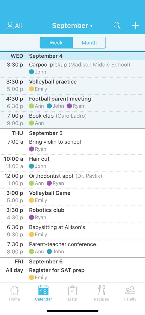 How to use the best family calendar app to organize your family and life! Includes options for a calendar, meal planning, to-do lists and more! #calendar #app #phoneapp #organization #family Family Calendar Ideas, Family Calendar App, Family Calendar Organization, Best Calendar App, Mom Calendar, Organizing Meal Planning, Meal Planning App, Make A Calendar, Whiteboard Calendar