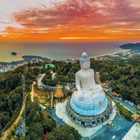 Thailandipity! on Instagram: “If you adore Thailand write your wishes under this post ! - Follow @thailandipity Follow @thailandipity Follow @thailandipity - - 📷 Credits…” Travel Scenery, Big Buddha, Nat Geo, Drone Photos, Phuket Thailand, Paradise Island, Tropical Island, Beach Time, Travel Lover