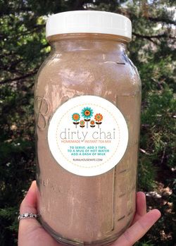 Hot Drink Mixes In A Jar, Drink Mixes In A Jar, Chi Recipes, Chia Tea, Soy Rice, Tea Mixes, Homemade Chai Tea, Homemade Dry Mixes, Chai Tea Recipe