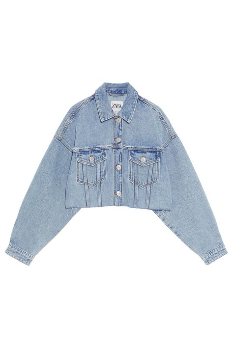 Denim Jacket Dress, Zara Denim Jacket, Kawaii Clothes Goth, Outfit Zara, Denim Jacket Outfit, Crop Jean Jacket, Jean Jacket Women, Emily In Paris, Causual Outfits