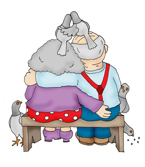 Gramps and Granny Feed the Pigeons... - Free Dearie Dolls Digi Stamps Afrikaanse Woorde, Ageing Gracefully, Romantic Questions, Old Couple, Art Impressions Stamps, Creation Photo, Growing Old Together, Nice Quotes, Old Couples