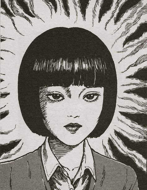 Photo Junji Ito Aesthetic, Ito Junji, Lady Suit, Horror Manga, Japanese Horror, Arte Punk, Junji Ito, Manga Artist, Wow Art