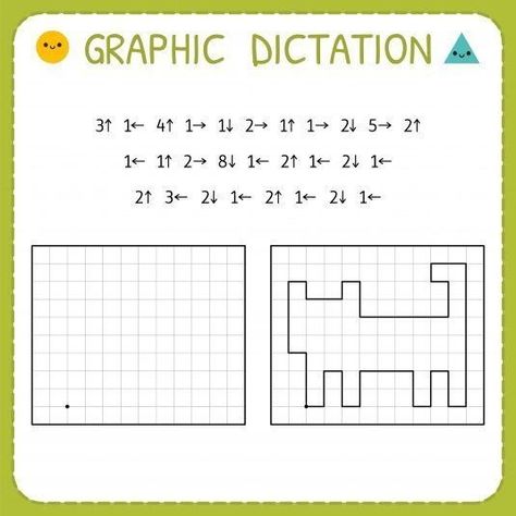 Graphic Dictation, Road Trip Activity Book, Visual Perception Activities, Basic Programming, Elementary Writing, Kindergarten Printables, Literacy Stations, Teacher Inspiration, Educational Games For Kids