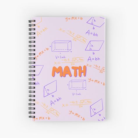 Get my art printed on awesome products. Support me at Redbubble #RBandME: https://www.redbubble.com/i/notebook/Purple-Math-notebook-by-ArtByAirionna/135074595.WX3NH?asc=u Design For Math Notebook, Gen Math Design Notebook, Quarter Design Notebook, First Quarter Design Notebook, 2nd Quarter Design Notebook, 3rd Quarter Design Notebook, Purple Notebook Aesthetic, Purple Notebook Cover Design, Design Notebook