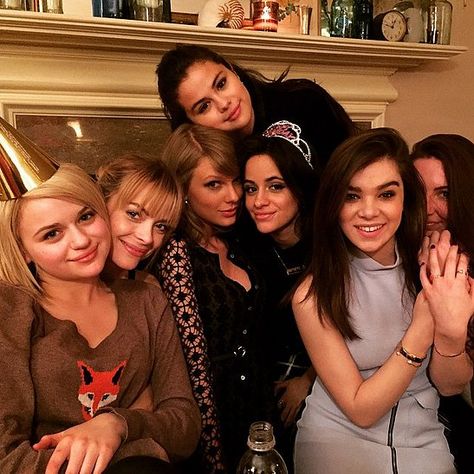 Selena and Taylor were among a group of girlfriends who celebrated Camila Cabello's birthday in March, and in an Instagram post, Selena called it "girlsnighttothefullest." Taylor Swift Squad, Bailey Madison, Ferrari Girl, Selena And Taylor, Jaime King, Selena G, Peggy Carter, Joey King, Marie Gomez