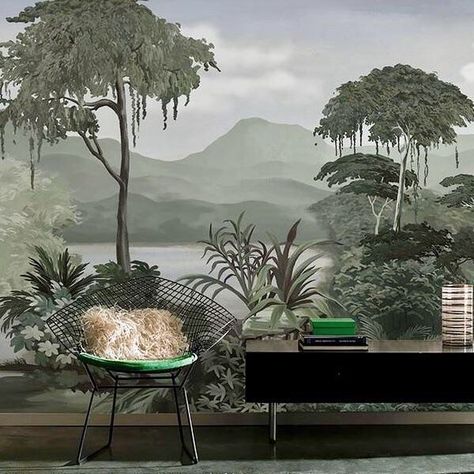 Let this wall mural bring you far! #vintage #landscape #wallmurals #wallcovering #wallpaperideas Mural Abstract, Custom Murals, Forest Wallpaper, Beautiful Dream, Wallpaper Mural, Vinyl Wallpaper, Wall Treatments, Wall Covering, Wall Paint