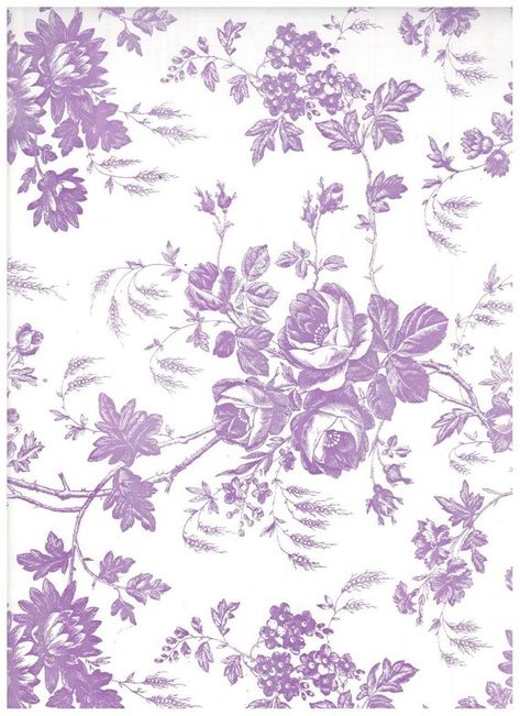 Toile Lavender Purple Contact Paper Purple Scrapbook Paper, Purple Pages, Purple Contacts, Elegant Nursery, Toile Wallpaper, Romantic Wallpaper, Purple Christmas, Printable Scrapbook Paper, Craft Room Office