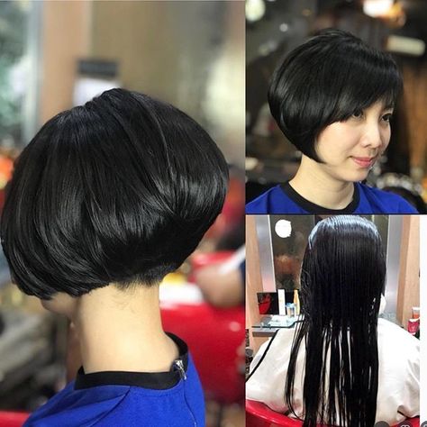 Hai Stacked Bobs, Cool Haircuts, Fresh Start, How Beautiful, Hairstyles, Hair Styles, Hair, On Instagram, Instagram