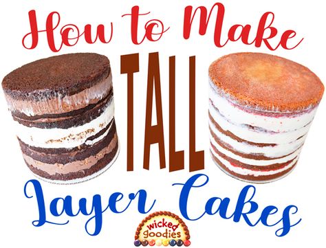 How to Fill Layer Cakes in the Baking Pan Acetate Cake Decorating, How To Make A 2 Layer Round Cake, How To Make Two Layer Round Cake, Best Cake Recipe For Stacking Cakes, How To Make A Stacked Round Cake, How To Stack Cakes Tiers, How To Make Tall Cake Layers, Freezing Cakes, Sphere Cake