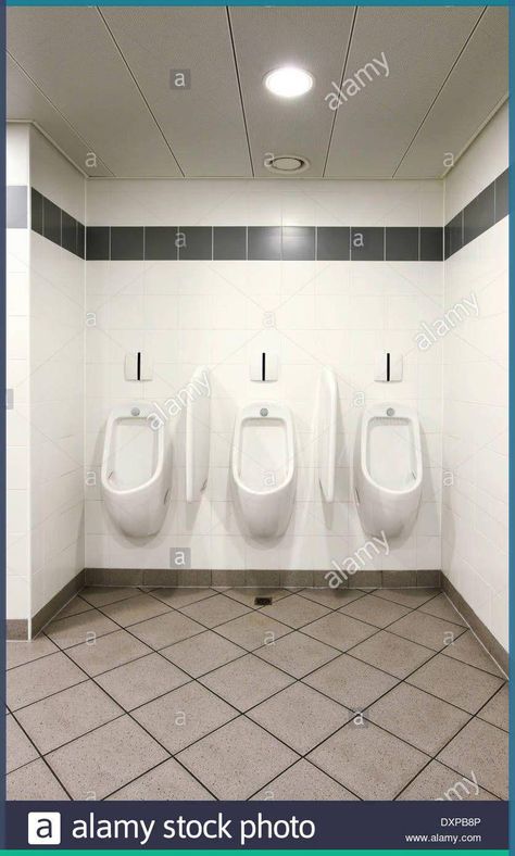 Download this stock image: interior of a Congress Palace, public toilets, urinal - DXPB8P from Alamy's library of millions of high resolution stock photos, illustrations and vectors. Urinal Design, Public Restroom Design, Bathroom Layout Plans, Commercial Bathroom, Restroom Design, Public Toilet, Health Podcast, Public Restroom, Toilet Design