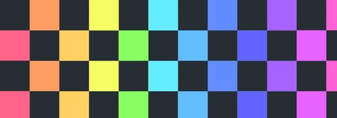 made one of these rainbow checkerboards for my header !!! the one i had before was way too saturated and fast and hurt my eyes x_x :(( this one’s a bit nicer tho and uses some of the colors from my... Scene Aesthetic, Scene Wallpaper, Scene Core, Cute Headers, Eye Of The Storm, Banner Gif, Rainbow Aesthetic, Twitter Banner, Neon Aesthetic