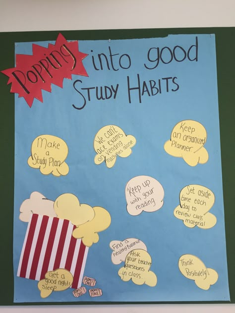 Study Habits Bulletin Board, Ra Academic Bulletin Boards, Ra Educational Programs, Study Tips Bulletin Board, Bulletin Board Ideas For College, Ra Activities, Camping Bulletin Boards, Dorm Bulletin Boards, Res Life Bulletin Boards