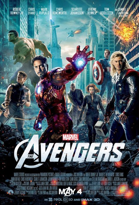 "The Avengers" movie poster, 2012. Avengers Movie Posters, Film Marvel, Avengers Movie, Avengers Poster, Avengers Film, Robert Downey Jr., Avengers 2012, G-dragon, Movies Worth Watching