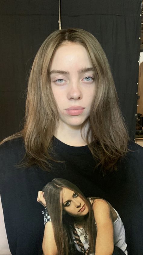 Billie Eyelash, Ocean Eyes, Billie Eillish, Avril Lavigne, Her Music, American Singers, Billie Eilish, Brown Hair, My Wife