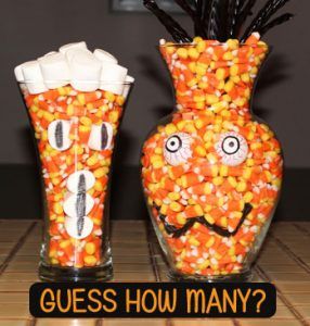 Candy Corn Guessing Game, Halloween Guessing Game, Teen Halloween Party Games, Classic Halloween Party, Halloween Party Game Ideas, Game Ideas For Kids, Teen Halloween Party, Party Game Ideas, Fun Halloween Party Games