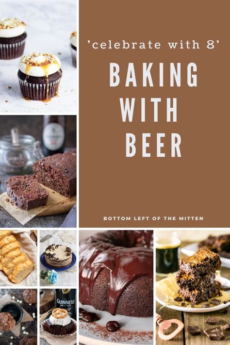 Porter Beer Recipes, Beer Flavored Cake, Beer Brownies Recipes, Beer Dessert Recipes, Brewery Desserts, Cooking With Beer Recipes, Recipes With Beer, Beer Desserts, Beer Cake Recipe