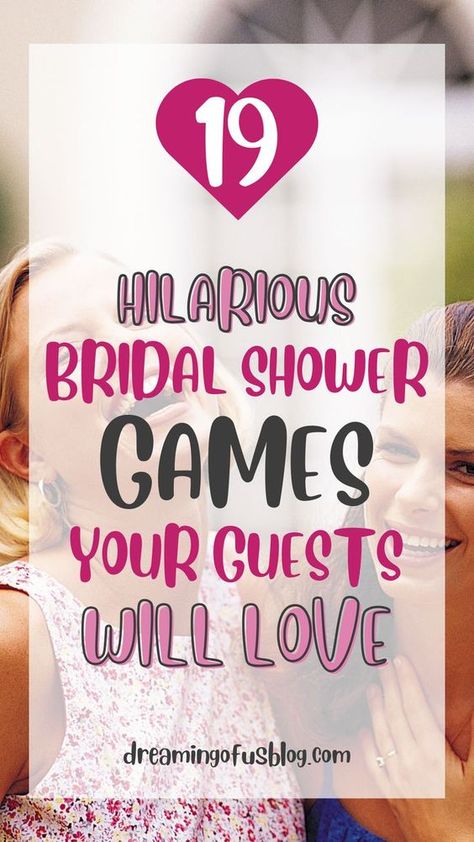 These funny Bridal shower games are wonderful! Hilarious Bridal Shower Games, Outside Bridal Showers, Funny Bridal Shower Games, Bridal Shower Games Easy, Couples Wedding Shower Games, Free Bridal Shower Games, Bridal Shower Games Unique, Wedding Shower Activities, Bridal Shower Games Funny