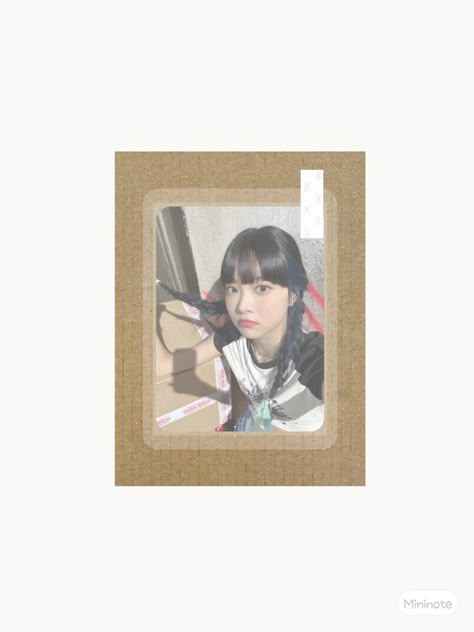 Kpop Foto Cards, Eunchae Selca, Idol Photocard, Packing Photocard, Mini Note, Le Sserafim Eunchae, Photo Cards, Pop Up, Quick Saves