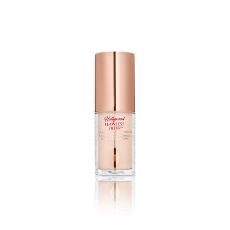 Shop Charlotte Tilbury’s Mini Hollywood Flawless Filter at Sephora. This complexion booster to blurs, smooths, and illuminates skin. Charlotte Tilbury Flawless Filter, Charlotte Tilbury Hollywood Flawless Filter, Charlotte Tilbury Hollywood Flawless, Hollywood Flawless Filter, Flawless Filter, What In My Bag, Charlotte Tilbury, Sephora, Filter