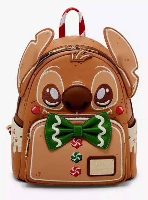 Merry Stitchmas with Loungefly - bags - Disney Purses, It Pennywise, Enchanted Disney Fine Jewelry, Disney Fine Jewelry, Disney Bags, Disney Bounding, Loungefly Bag, Disney Handbags, Gingerbread Cookie