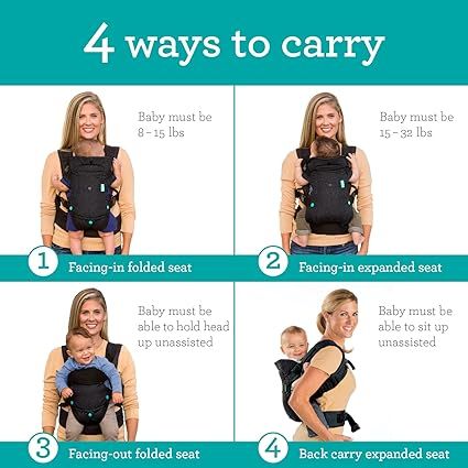 Infantino Flip 4-in-1 Carrier - Ergonomic, Convertible, face-in and face-Out, Front and Back Carry for Newborns and Older Babies 8-32 lbs #baby #carrier #babyewear #sturdy #straps #mom #babyregistry #trending #forwardfacing #backwardfacing Infantino Baby Carrier, Baby Travel Gear, Wrap Carrier, Baby Legs, Parents Baby, Baby Must Haves, Baby Soft Toys, Baby Seat, Baby Comforter